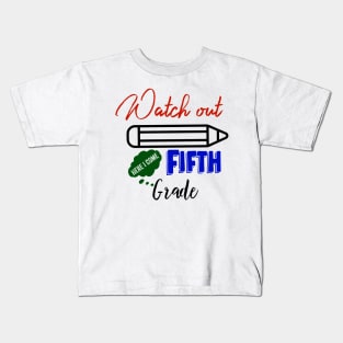 Fifth Grade Here I Come Graduating Class Kids T-Shirt